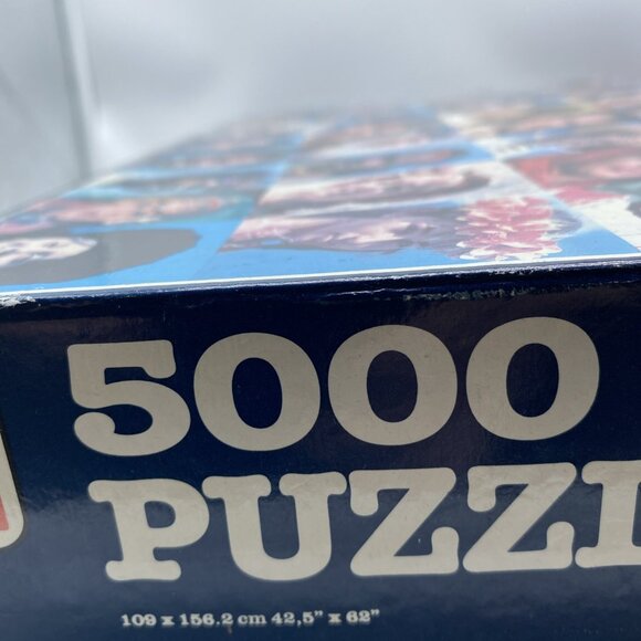 Happy Faces  People 5000 pieces Jigsaw Puzzle Made By Jumbo 1781 Sealed Bag - Picture 6 of 12